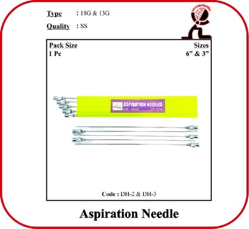 Stainless Steel Polishing Aspiration Needle, Color : Silver
