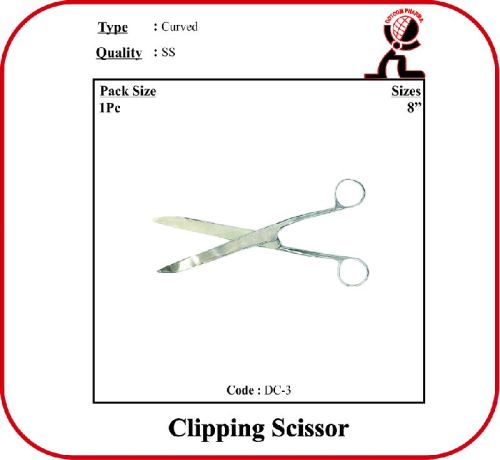 Polished Stainless Steel Clipping Scissor, For Veterinary Use, Feature : Best Quality, Fine Finished