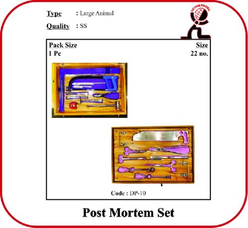 Post Mortem Set - Large, For Veterinary Use