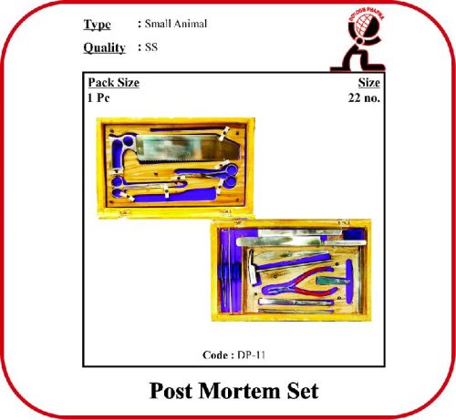 Post Mortem Set - Small, For Veterinary Use