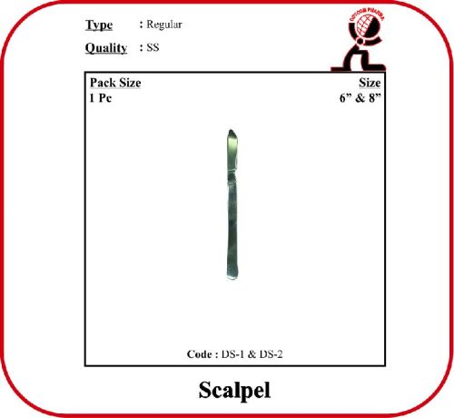 Polished Stainless Steel Scalpel 8 Inch, For Veterinary Use