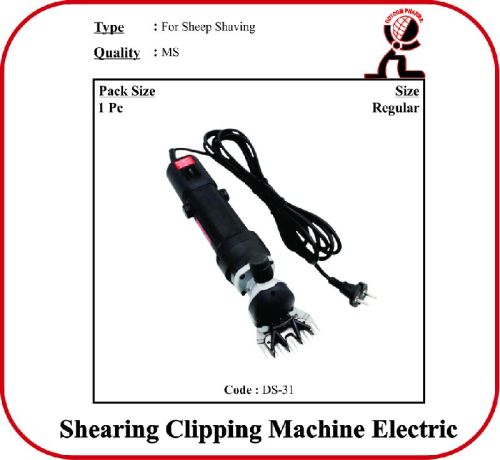 Shearing Clipping Machine - Electric, For VETERINARY USE, Certification : ISO Certified