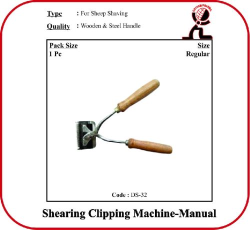 Shearing Clipping Machine - Manual, For Veterinary Use, Feature : Best Quality, Fine Finished, High Durability