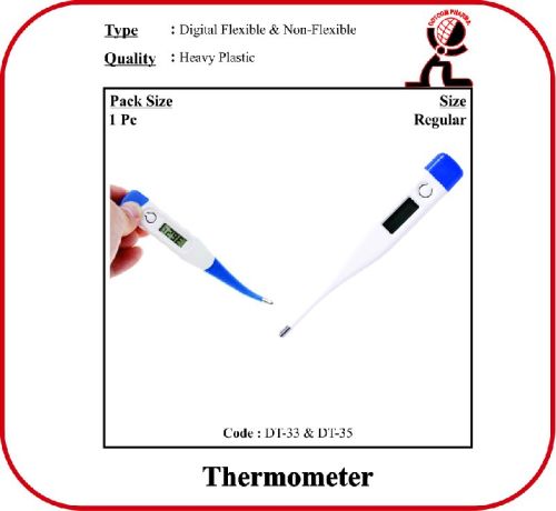 Plastic Polished Digital Thermometer, For Veterinary Use, Feature : Best Quality, High Durability, Light Weight