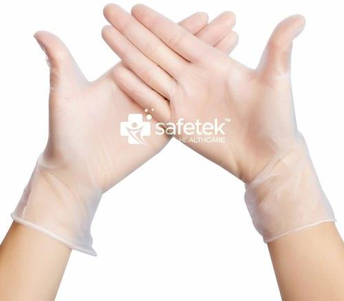 Disposable Vinyl Food Industries Gloves, For Beauty Salon, Cleaning, Examination, Certification : CE Certified
