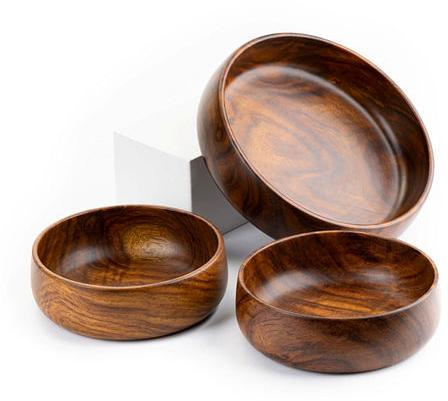 Wooden Bowl, Shape : Round