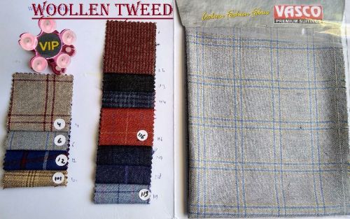 Woollen Tweed Fancy Formal Pant & Suiting Fabric