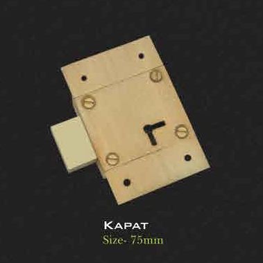 Krish Sapna Metal Kapat Cupboard Lock, Packaging Type : Carton Box