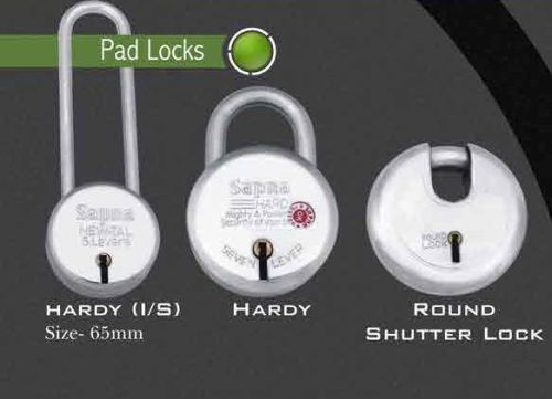Krish Sapna Polish Metal Pad Locks, For Door, Grade : AISI, ASTM, BS, DIN