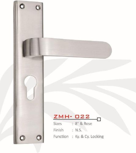 ZMH-022 Zinc Alloy Mortise Handle, For Doors, Color : Silver