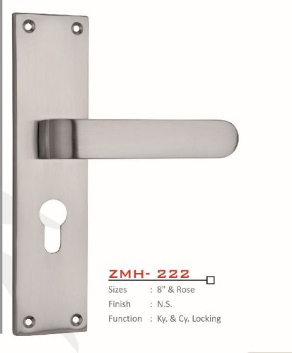 ZMH-222 Zinc Alloy Mortise Handle, For Doors, Feature : Fine Finished, Rust Proof