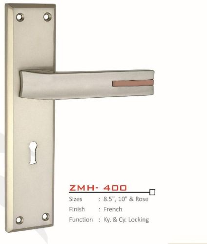 ZMH-400 Zinc Alloy Mortise Handle, For Doors, Color : Silver