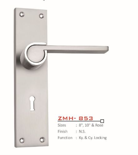 ZMH-853 Zinc Alloy Mortise Handle, For Doors, Color : Silver