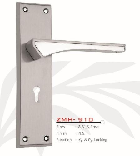 ZMH-910 Zinc Alloy Mortise Handle, For Doors, Color : Silver