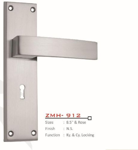 ZMH-912 Zinc Alloy Mortise Handle, For Doors, Color : Silver