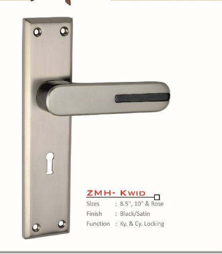 ZMH-Kwid Zinc Alloy Mortise Handle, For Doors, Color : Silver