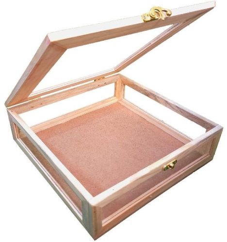 Polished Plain Wooden Acrylic Box, Size : Standard