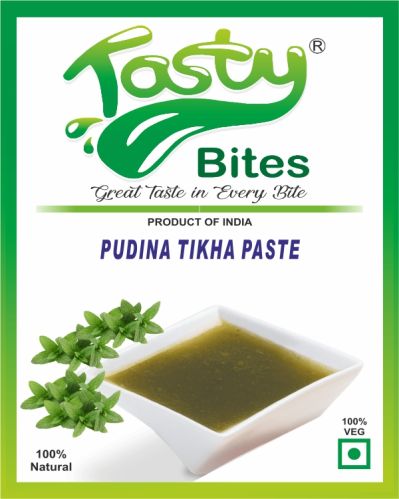 Tasty Bites Add Water Natural PANI PURI PASTE (PUDINA), For Cooking, Packaging Size : 50gm