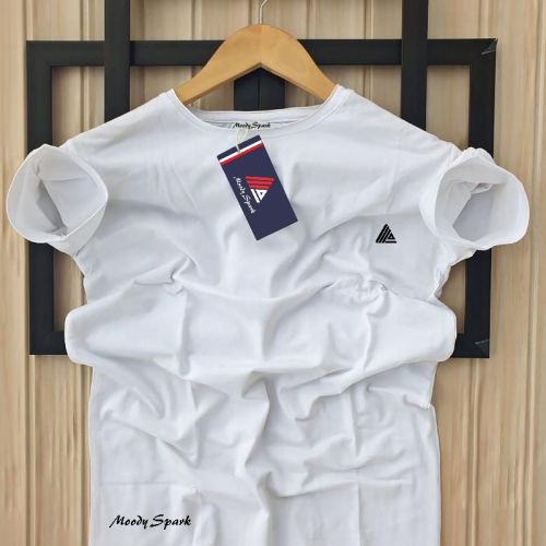 Moody Spark Mens Plain T Shirts, Size : XL, XXL