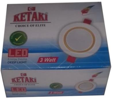 Duplex LED Packaging Box, Size : 10x5inch, 13x6inch, 15x6inch, 17x6inch