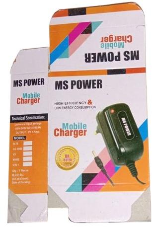 MS Power Charger Packaging Box, Feature : Dimensionally Accurate, Fine Finishing, Handle To Carry, Handmade