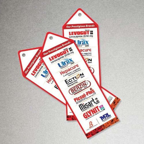 Printed Advertising Labels, Color : Brown