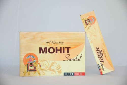 Mohit Sandal Incense Sticks, Packaging Type : Paper Box