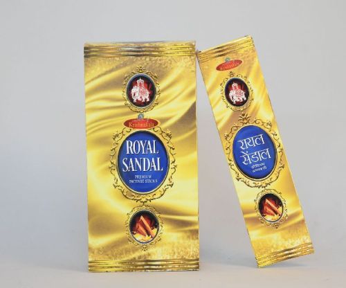 Royal Sandal Premium Incense Sticks, Packaging Type : Paper Box