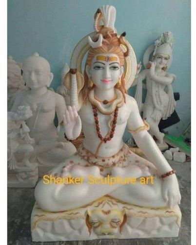 Marble Shiva Statue, For Worship
