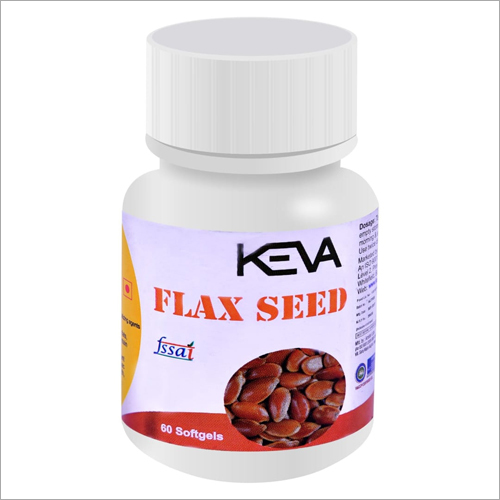 Keva Flax Seed Capsules, Certification : FSSAI Certified, ISO-9001: 2008