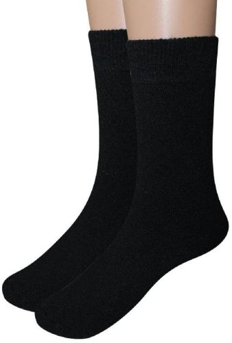 Black Solid Socks