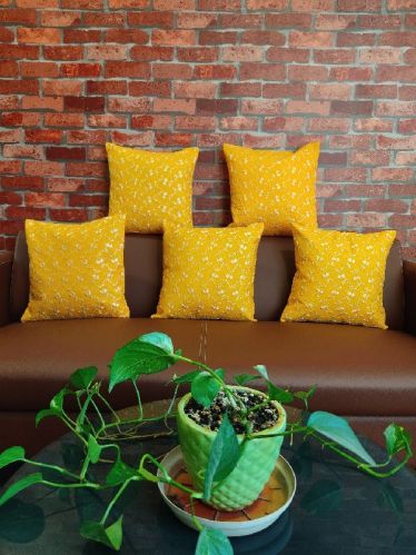 Embroidered Cushion Covers, Size : 16X16 Inch