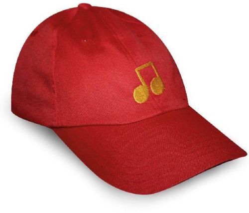 Emdroidery Trendy Cap, Color : Red