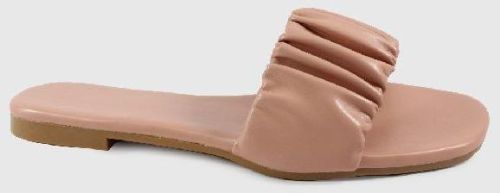 Estonished Gathered Straps Flats, Size : 6, 7, 8, 9, 10