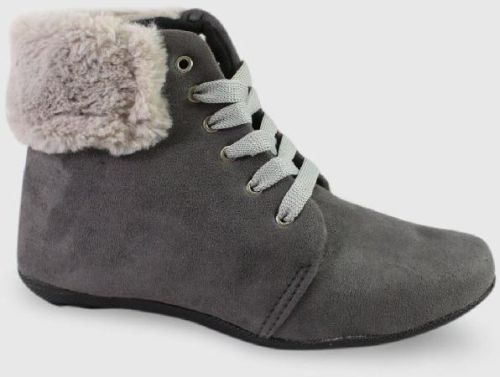 Grey Low Ankle Boots, Size : 8, 9, 10