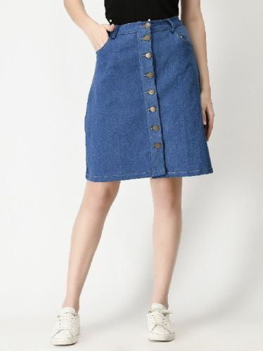 Mini Denim Skirt, Size : XS, L, XL, XXL