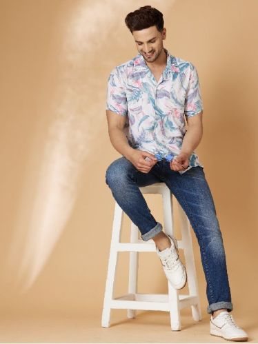 Print Casual Shirt, Size : M, XL, XXL, XXXL