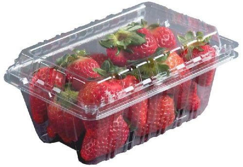 Rectangular PP Plastic Punnet, For Fruit Packing, Pattern : Plain