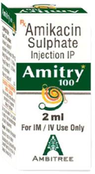 Amitry 100 Injection, Form : Liquid