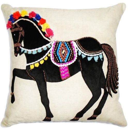 Square Cotton Fancy Cushion Covers, Feature : Easily Washable, Impeccable Finish, Unique Designs