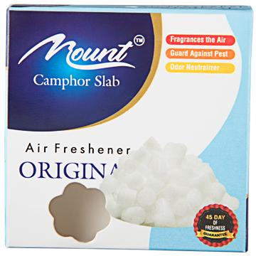 Mount Camphor Slab Original Air Freshener, Color : White