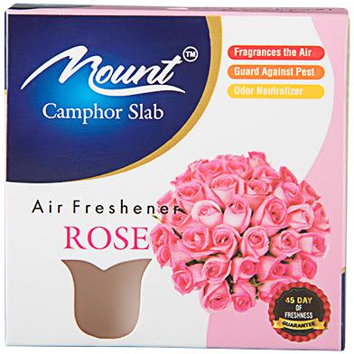 Mount Camphor Slab Rose Air Freshener, Color : White