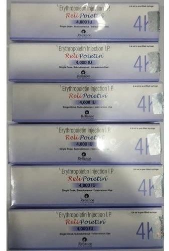 Relipoietin 4000 IU Erythropoietin Injection