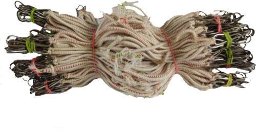 Round Brass Rubber Cord, Color : White Golden