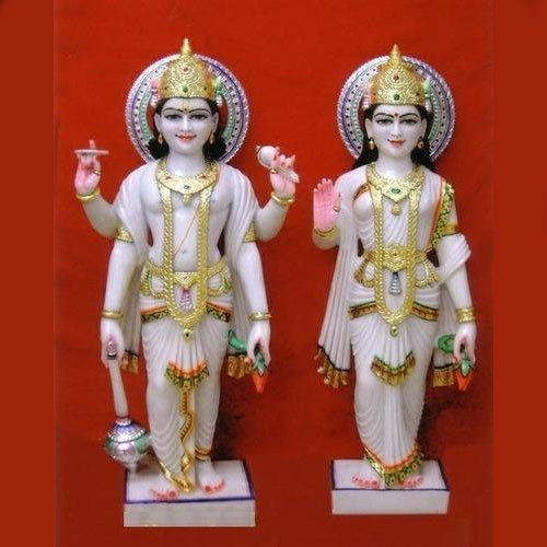 Marble RAM Sita Statue