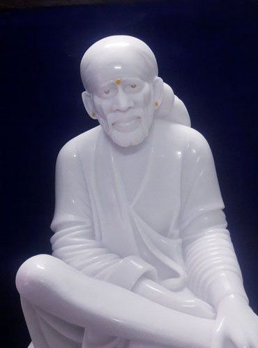 Marble Sai Baba Statue, For Worship, Packaging Type : Thermocol Box