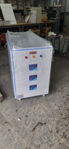 Single Phase Servo Voltage Stabilizer, Color : Siemens Gray / Pepsi Blue