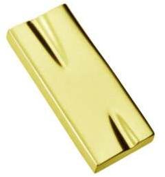 Rectangle RMW10 Brass Door Knobs, Color : Golden