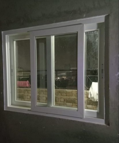 3 Track UPVC Sliding Window With Mosquito Mesh
