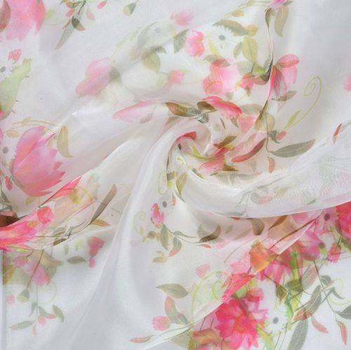 Organza Silk Fabric, For Garments, Laces, Feature : Fade Resistance, Optimum Softness, Vibrant Colors